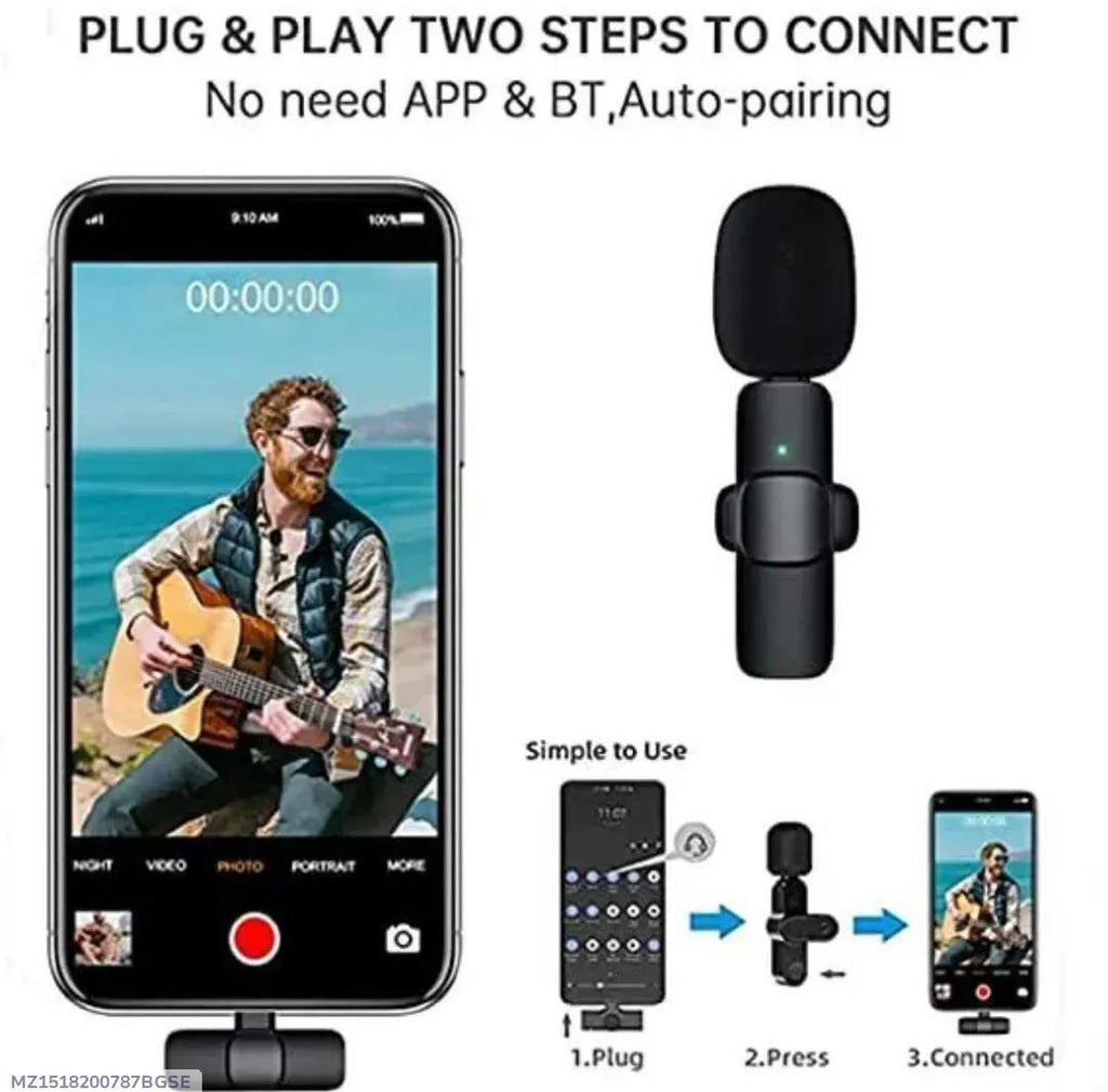 Premium Black Microphone